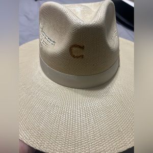 CHARLIE 1 HORSE WOMEN'S MEXICO SHORE RIBBON BAND WESTERN STRAW HAT